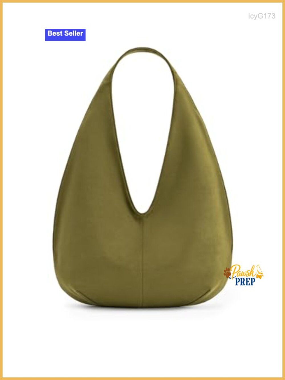 Faux Suede Hobo Shoulder Bag with Magnetic Closure, Fits iPad Pro 12.9